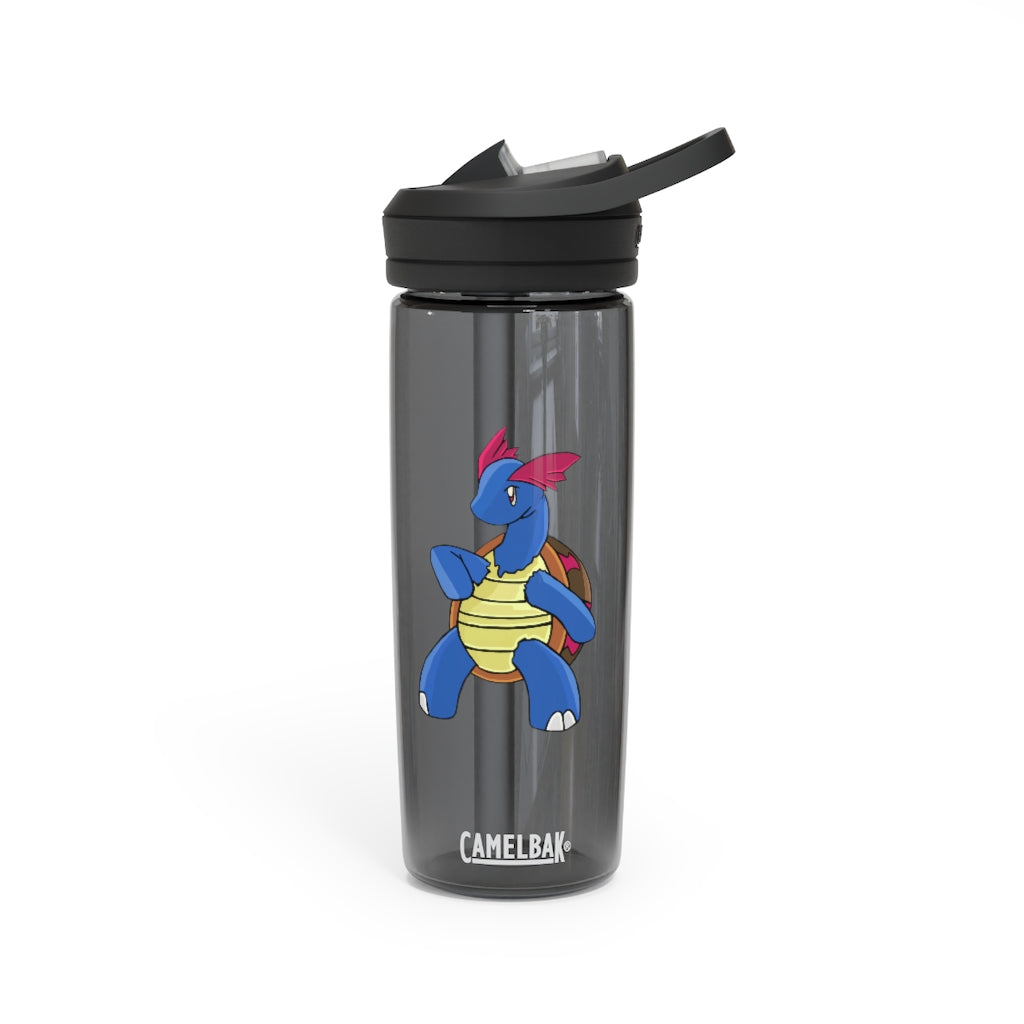Squirtila CamelBak Eddy® Water Bottle in 20oz and 25oz sizes, showcasing its robust design and personalized options.
