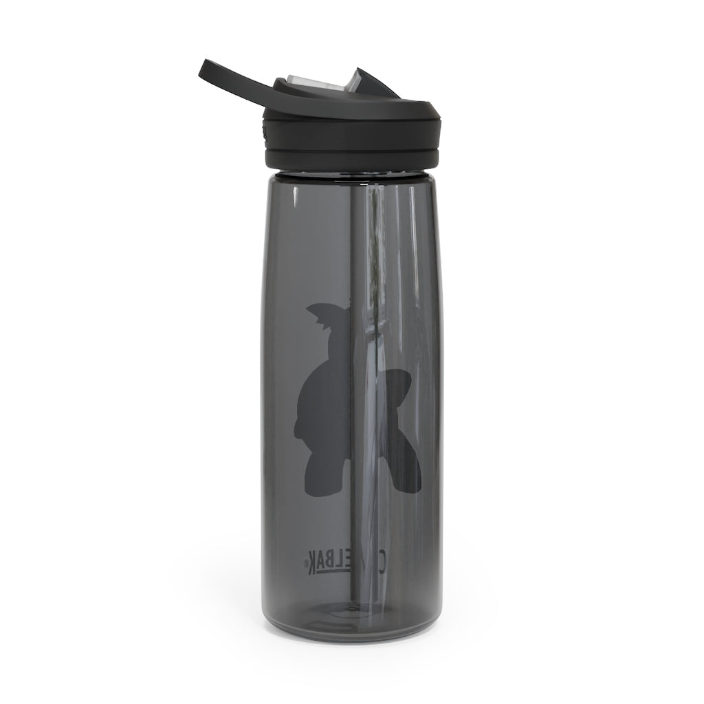 Squirtila CamelBak Eddy® Water Bottle in 20oz and 25oz sizes, showcasing its robust design and personalized options.