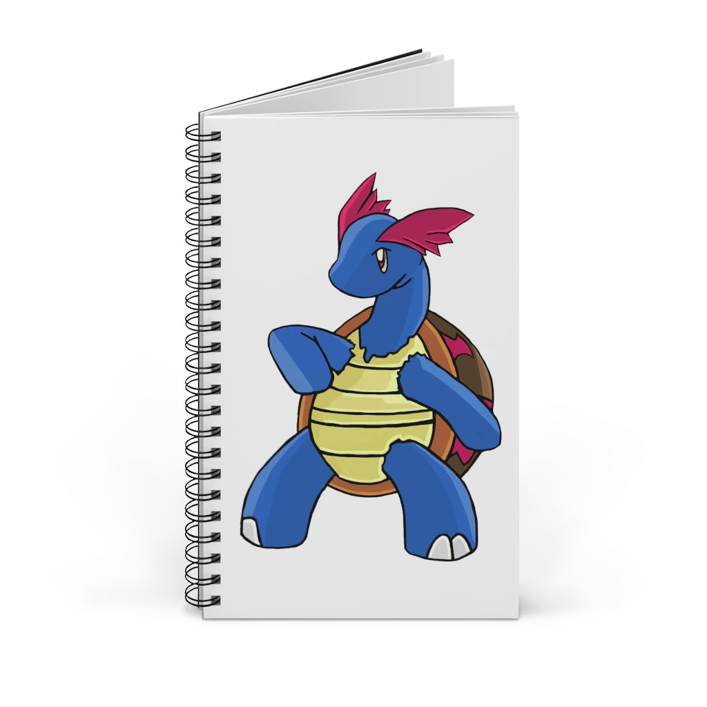 Squirtila Spiral Journal featuring a colorful front cover, showcasing various styles including blank, dot grid, lined, and task management options.