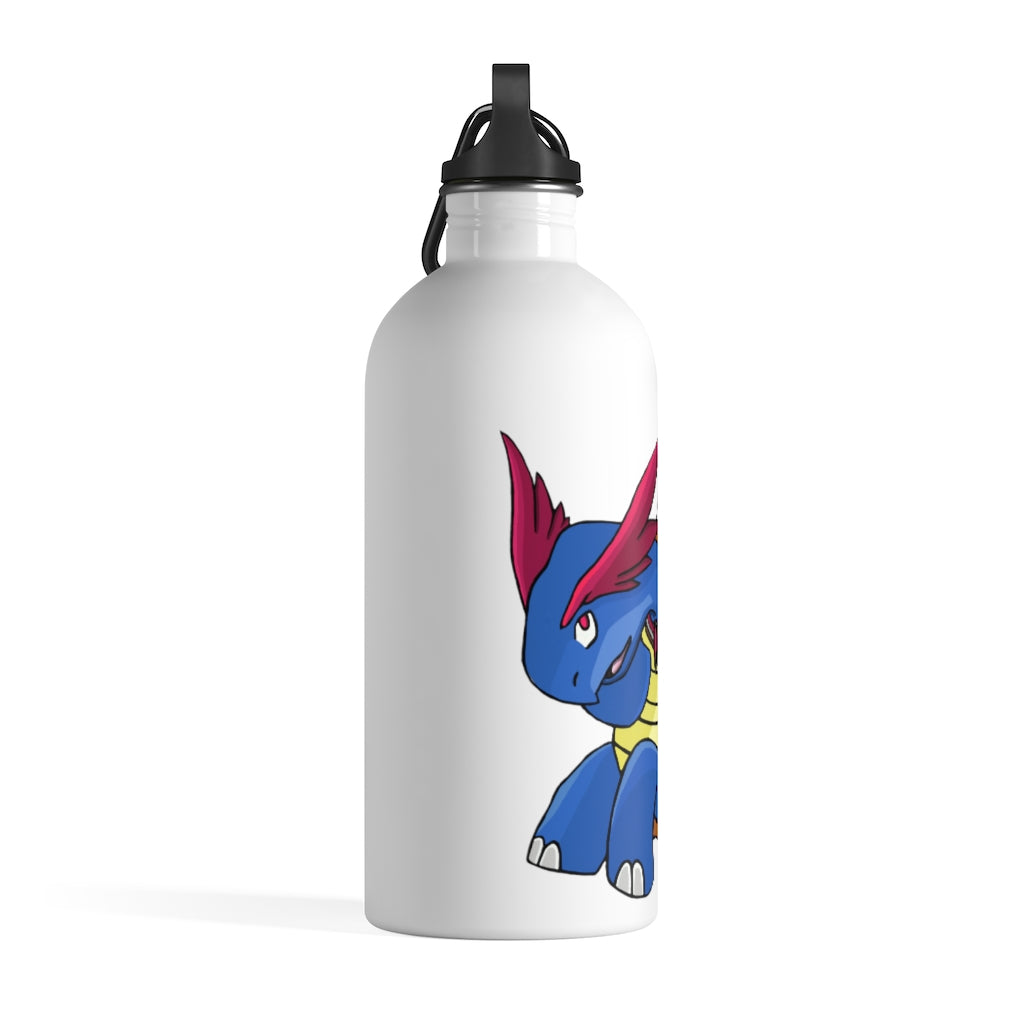 Squirtois Stainless Steel Water Bottle with a stylish design and plastic screw top, perfect for hydration on the go.