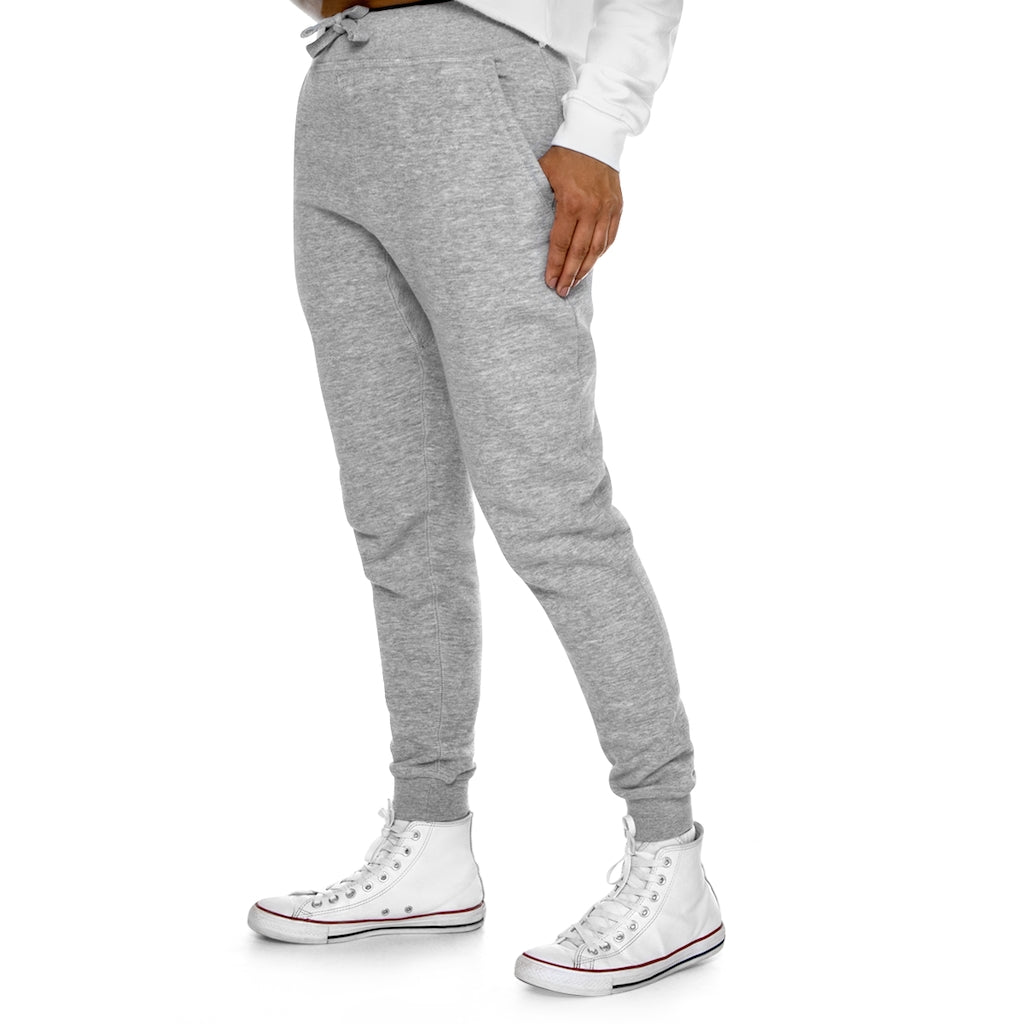 Stalze Premium Fleece Joggers featuring customizable back pocket and side pockets, made from soft fleece fabric.