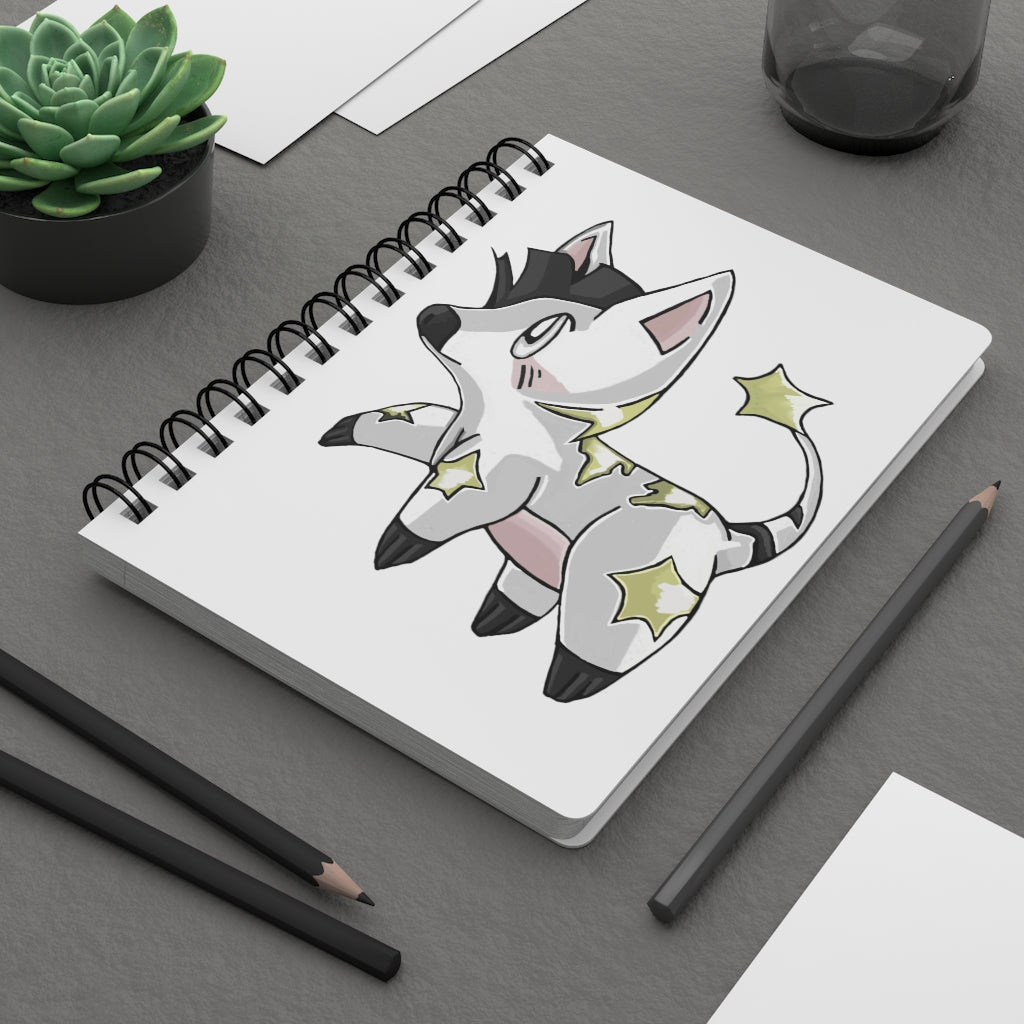 Stalze Spiral Bound Journal with glossy laminated cover and lined pages, perfect for writing dreams and ideas.