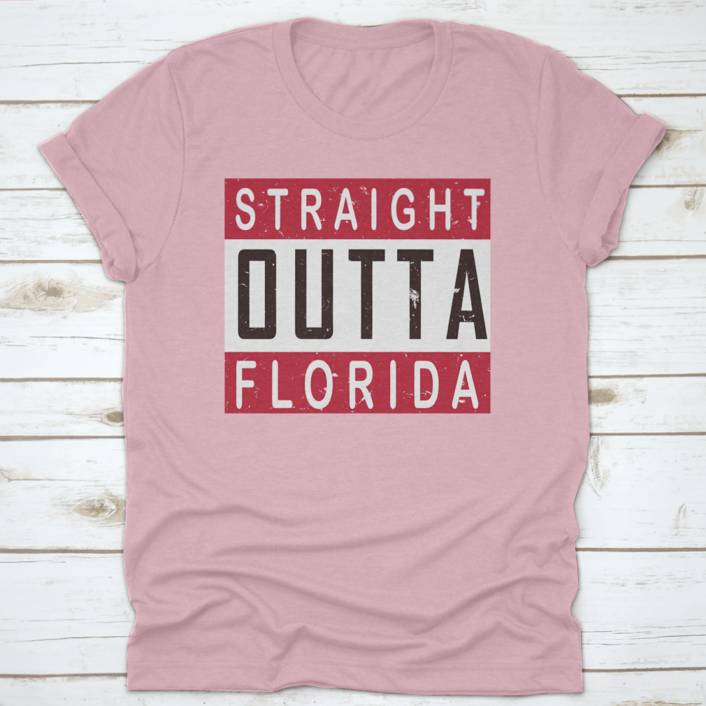 Straight Outta America T-shirt in various colors, showcasing its classic fit and quality fabric.