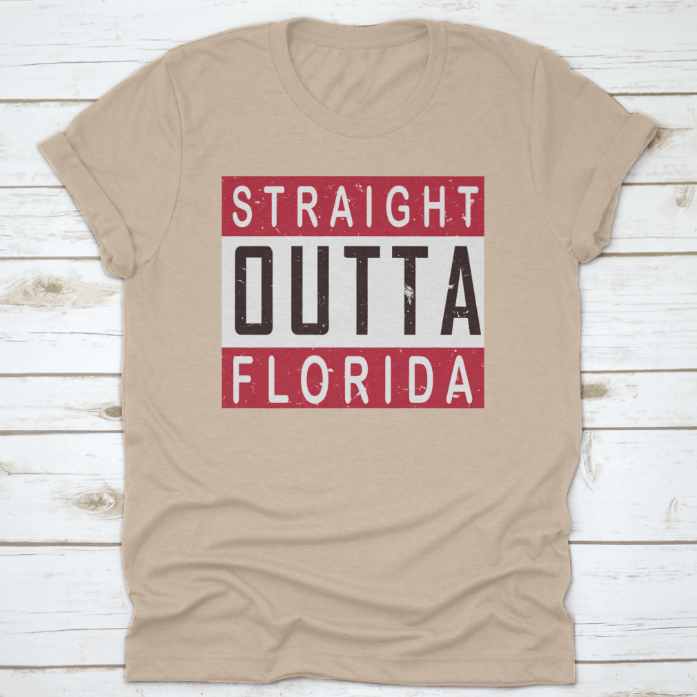 Straight Outta America T-shirt in various colors, showcasing its classic fit and quality fabric.