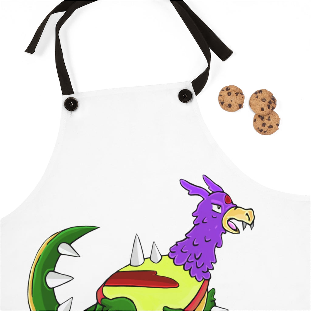 Stylish Sunecoon Apron made of lightweight polyester with black detachable twill straps and customizable design.