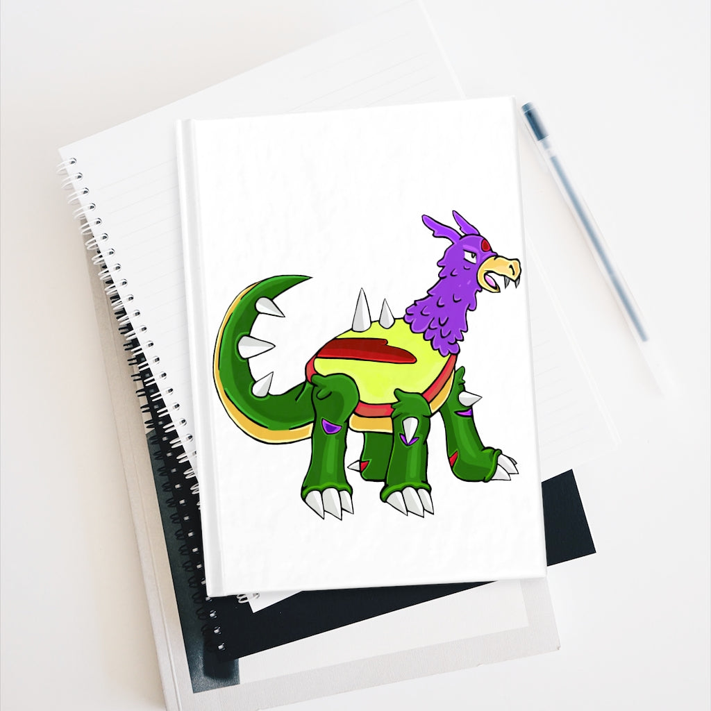 Sunecoon Journal - Blank with hardcover and wraparound print, showcasing its blank pages for creativity.