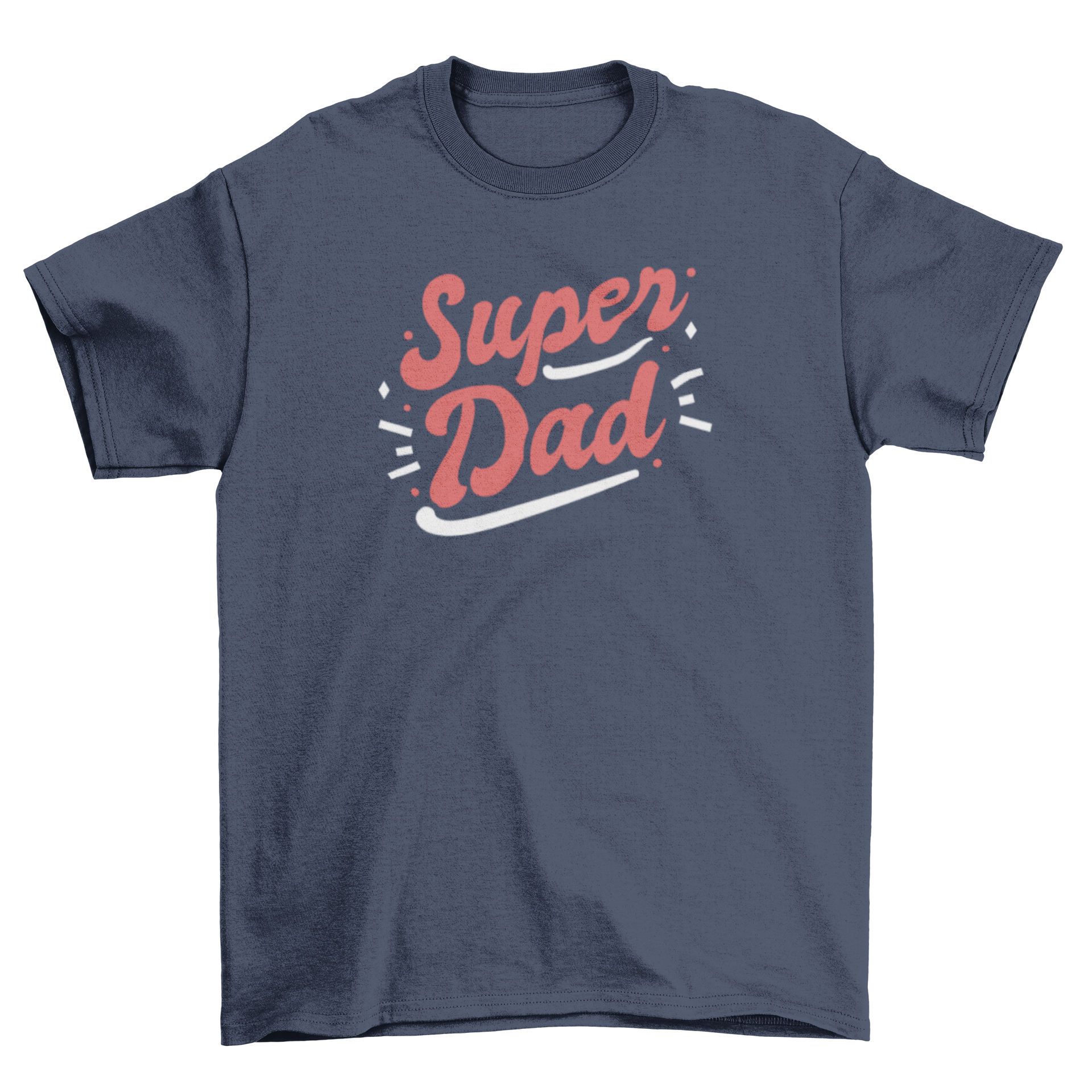Super Dad Father's Day t-shirt featuring stylish lettering design.