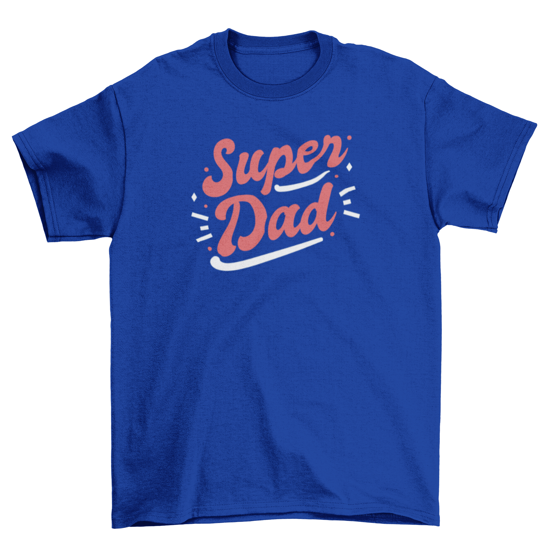 Super Dad Father's Day t-shirt featuring stylish lettering design.