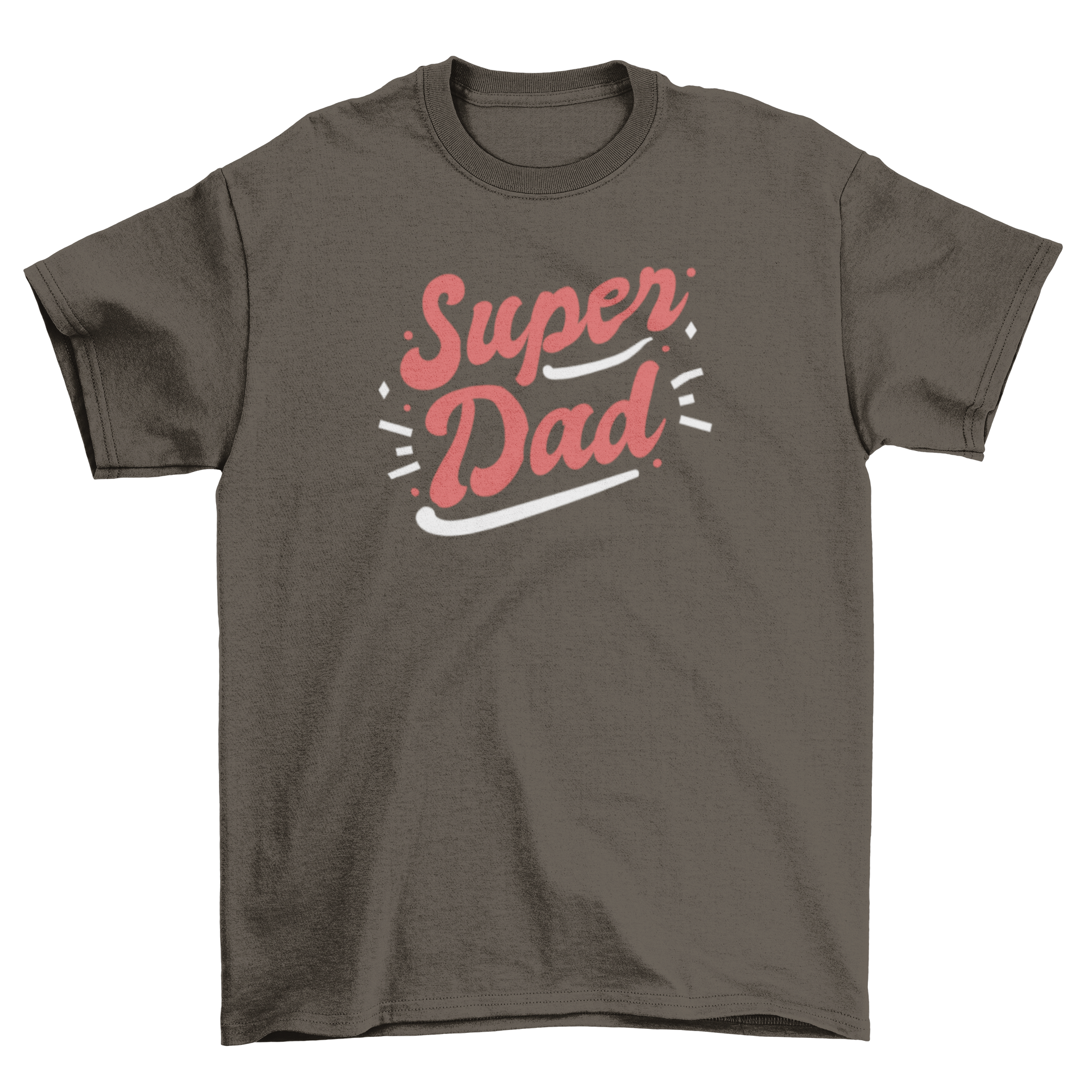 Super Dad Father's Day t-shirt featuring stylish lettering design.