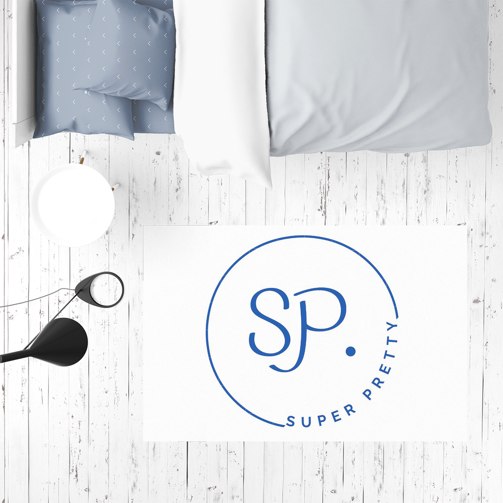 Super Pretty Sublimation Mat featuring a soft polyester top and non-skid rubber base, ideal for playtime and picnics.