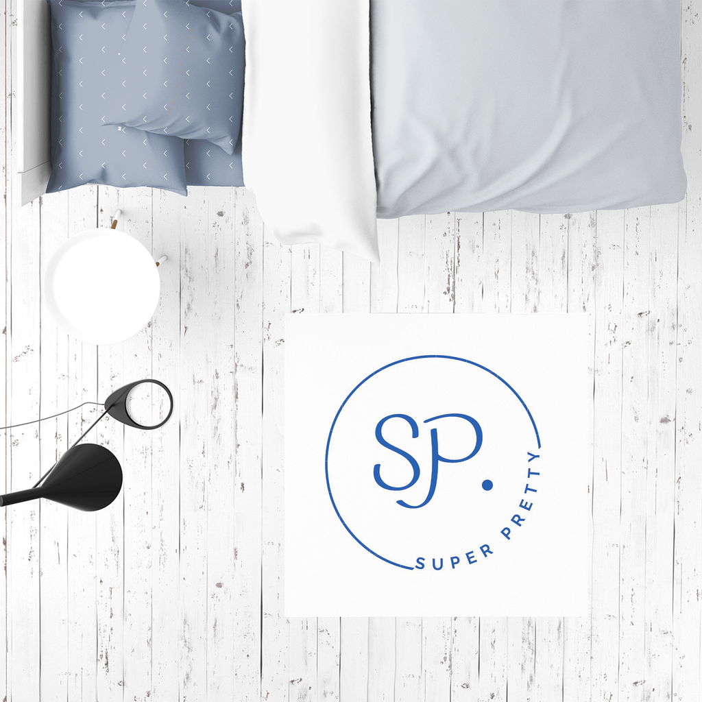 Super Pretty Sublimation Mat featuring a soft polyester top and non-skid rubber base, ideal for playtime and picnics.