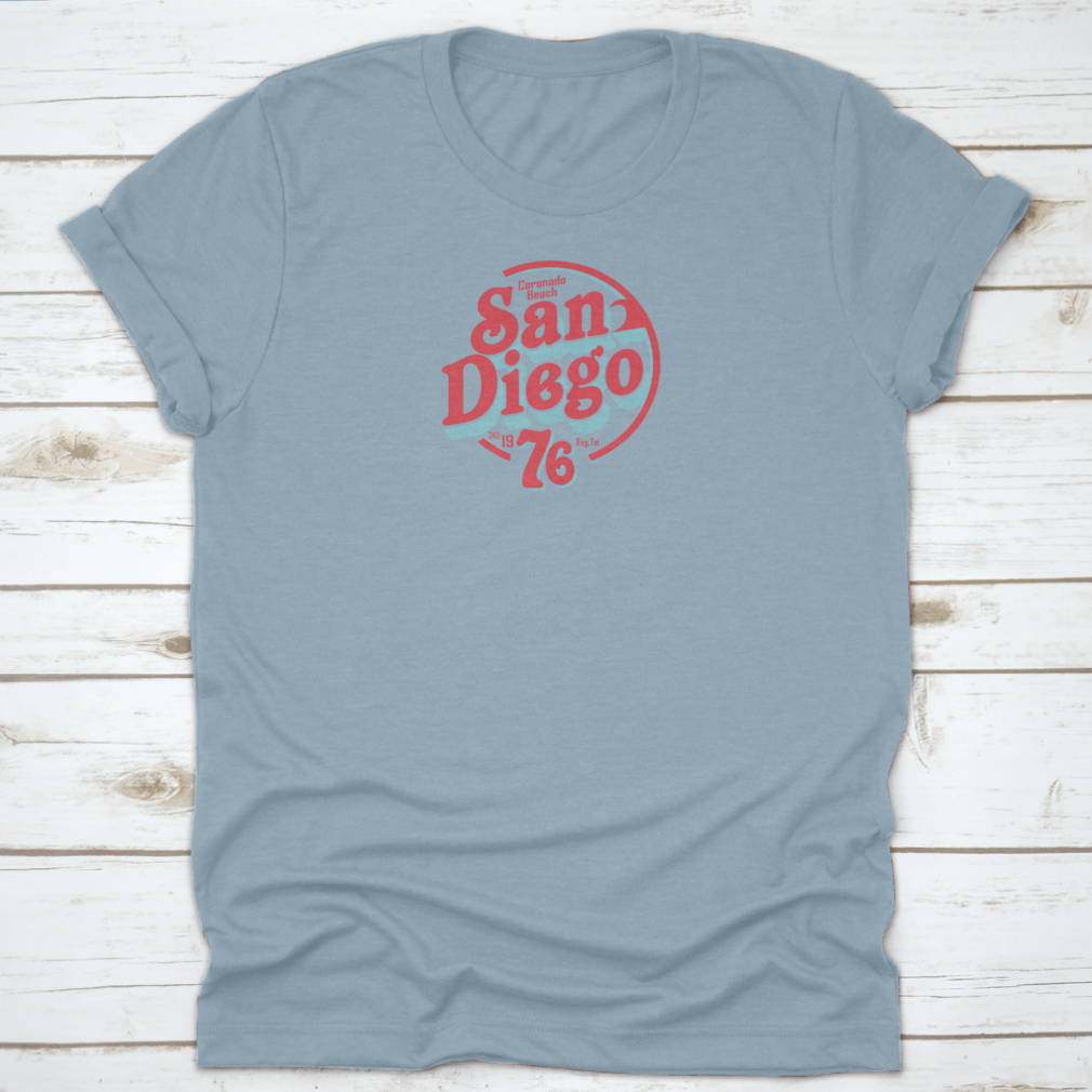 Surf Sport Coronado San Diego Typography T-Shirt featuring stylish graphics and a classic fit, made from 100% cotton.