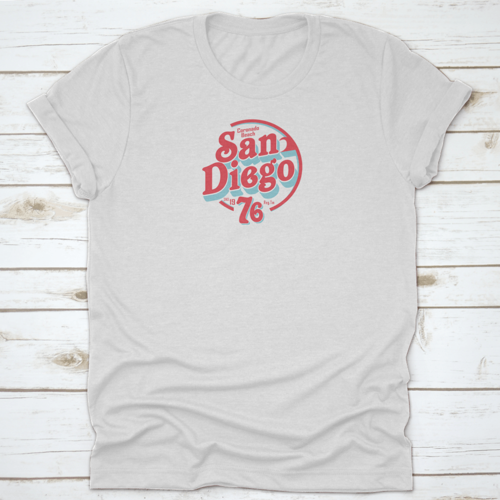 Surf Sport Coronado San Diego Typography T-Shirt featuring stylish graphics and a classic fit, made from 100% cotton.