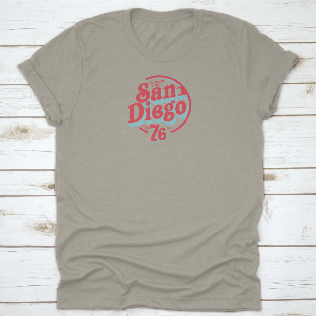 Surf Sport Coronado San Diego Typography T-Shirt featuring stylish graphics and a classic fit, made from 100% cotton.