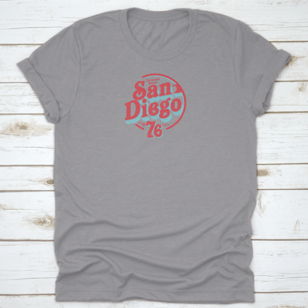 Surf Sport Coronado San Diego Typography T-Shirt featuring stylish graphics and a classic fit, made from 100% cotton.