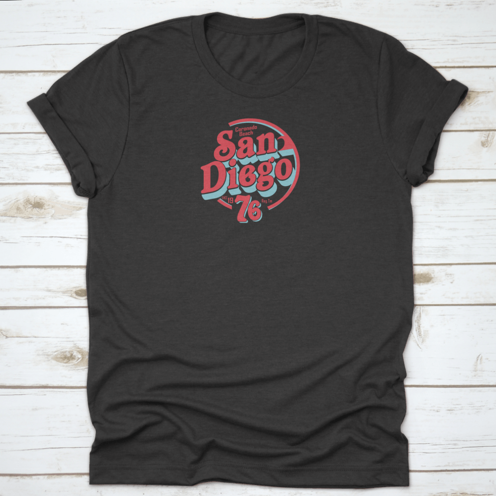 Surf Sport Coronado San Diego Typography T-Shirt featuring stylish graphics and a classic fit, made from 100% cotton.