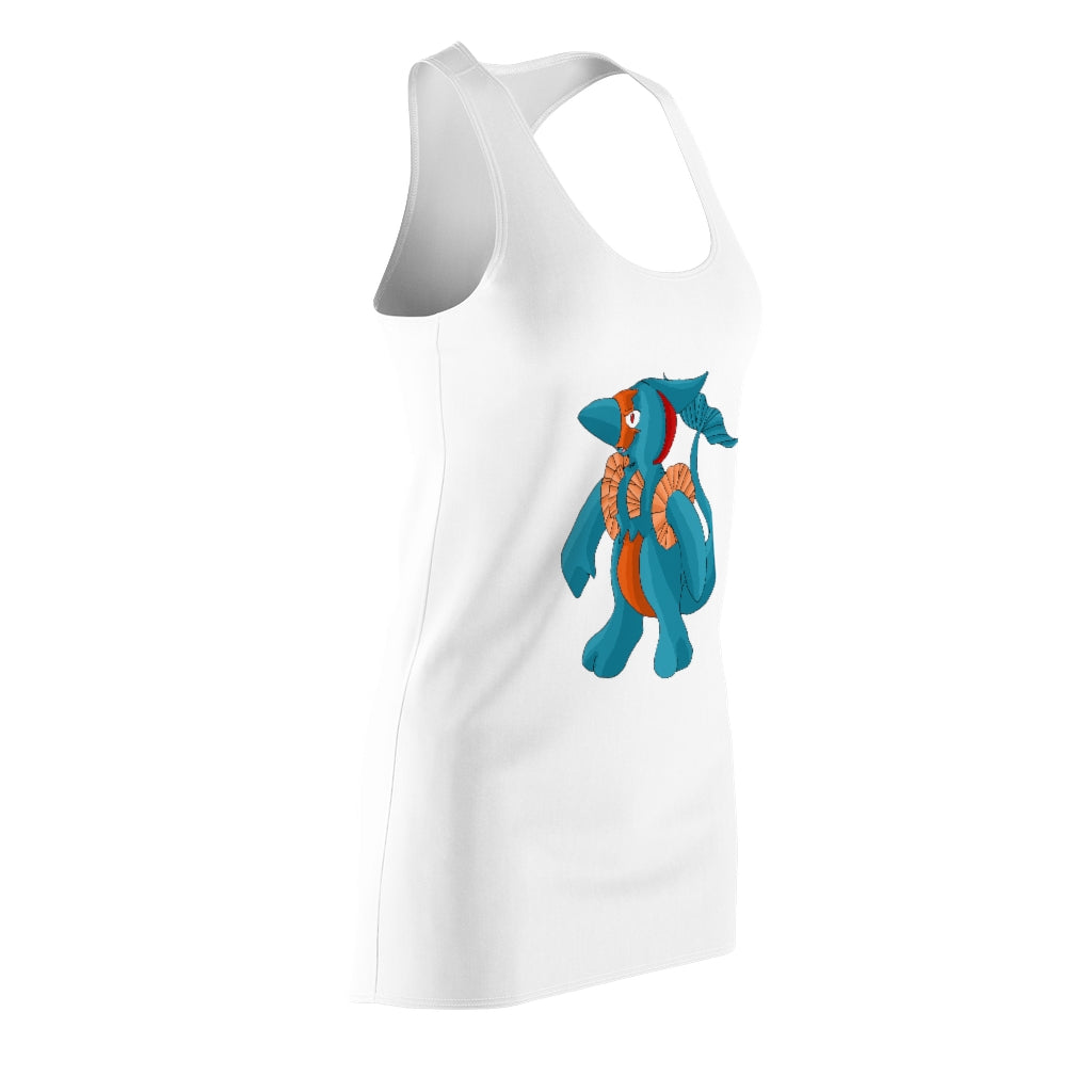 Swark Women's Cut & Sew Racerback Dress showcasing a stylish and feminine design, perfect for casual and active wear.