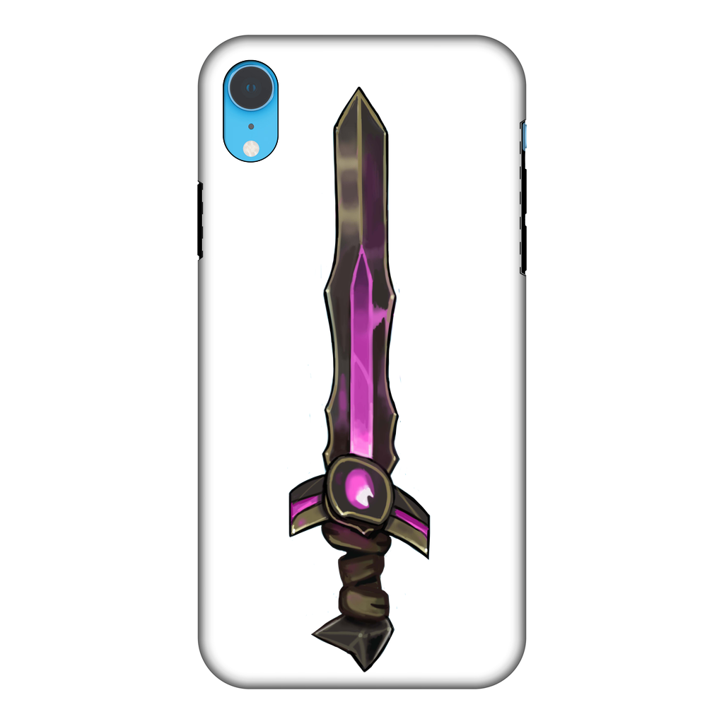 Sword Fully Printed Tough Phone Case showcasing vibrant design and dual-layer protection.