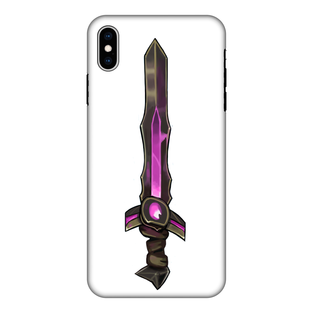 Sword Fully Printed Tough Phone Case showcasing vibrant design and dual-layer protection.