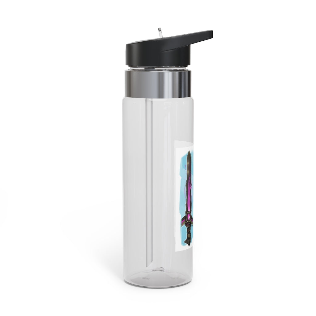 Swords Kensington Tritan™ Sport Bottle in vibrant colors with a carabiner hook, showcasing its sleek design and spill-resistant lid.