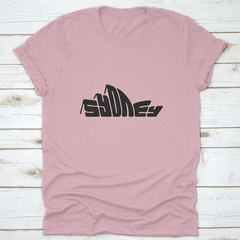 Sydney Letter t-shirt featuring a unique logo design, made from 100% cotton with a classic fit and midweight fabric.