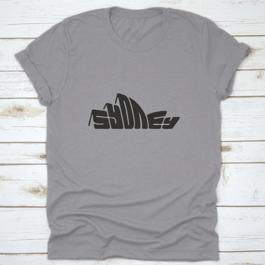 Sydney Letter t-shirt featuring a unique logo design, made from 100% cotton with a classic fit and midweight fabric.