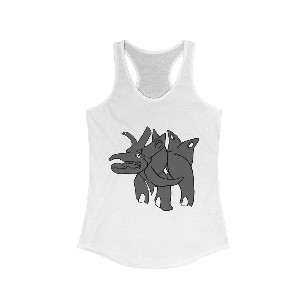Tanktron Women's Ideal Racerback Tank in a stylish design, showcasing its slim fit and racerback cut, perfect for casual and active wear.