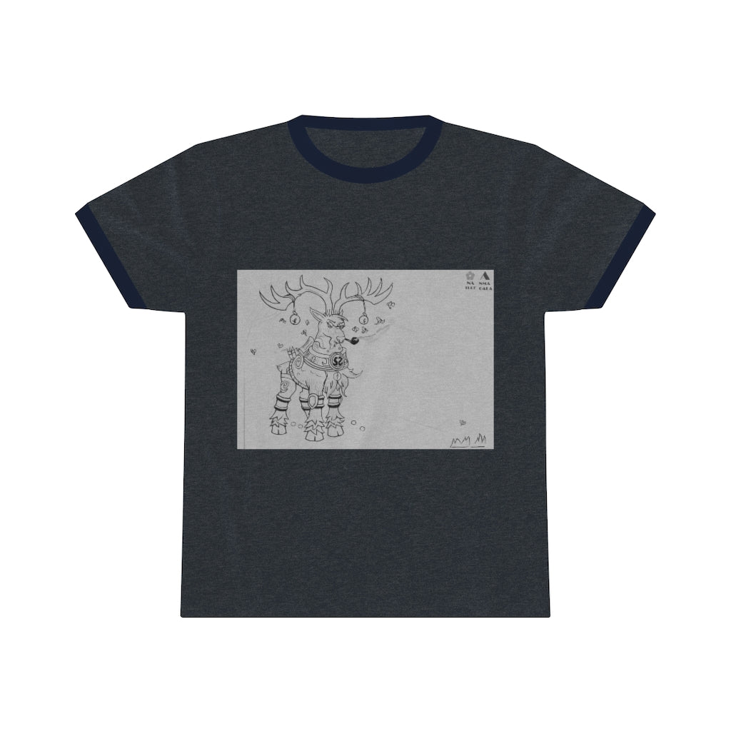 Tempus Guardian of the Harvest Unisex Ringer Tee in various colors, showcasing its lightweight fabric and stylish design.