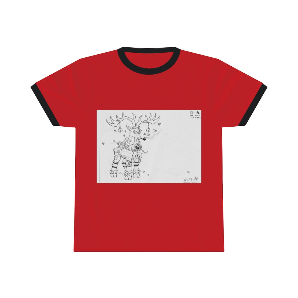 Tempus Guardian of the Harvest Unisex Ringer Tee in various colors, showcasing its lightweight fabric and stylish design.