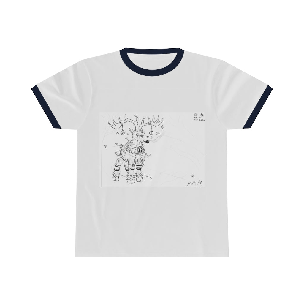 Tempus Guardian of the Harvest Unisex Ringer Tee in various colors, showcasing its lightweight fabric and stylish design.