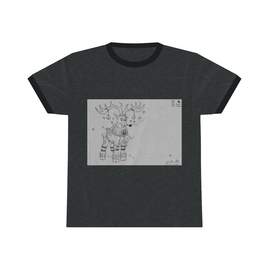 Tempus Guardian of the Harvest Unisex Ringer Tee in various colors, showcasing its lightweight fabric and stylish design.