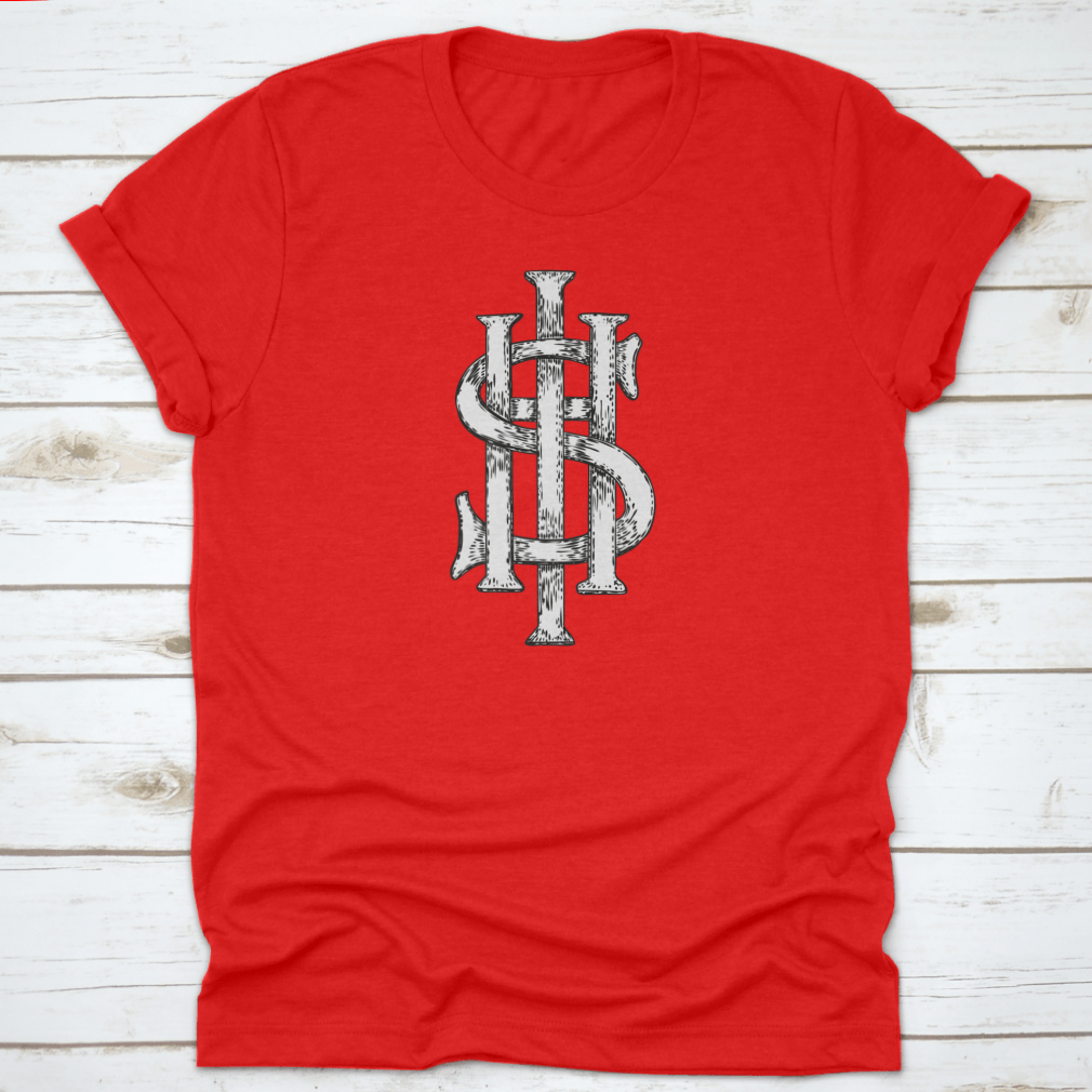 A comfortable t-shirt featuring The Ancient Medieval Christogram design, perfect for Easter celebrations.