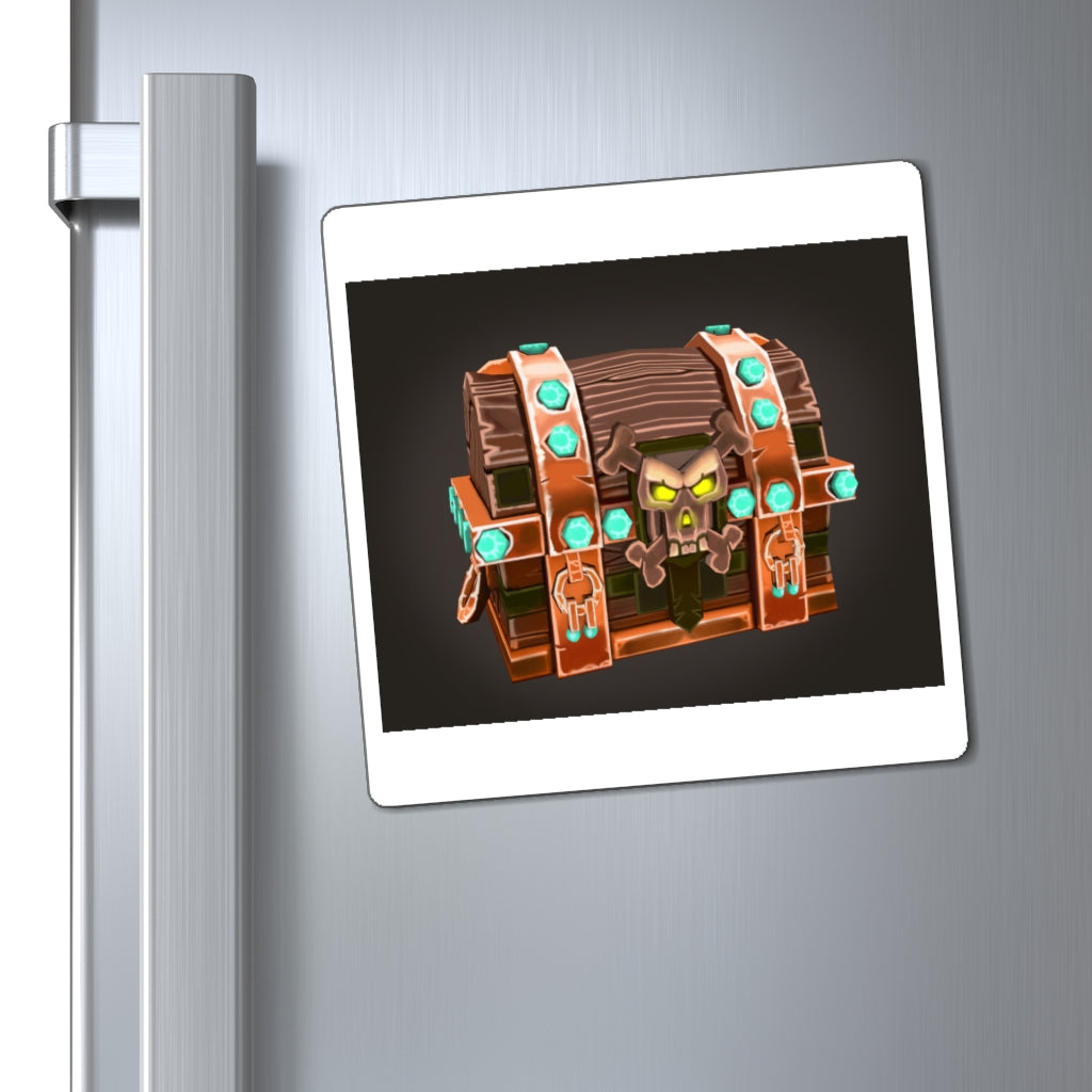 The Bad Bone Magnets showcasing strong, customizable designs on a metallic surface, ideal for indoor and outdoor use.