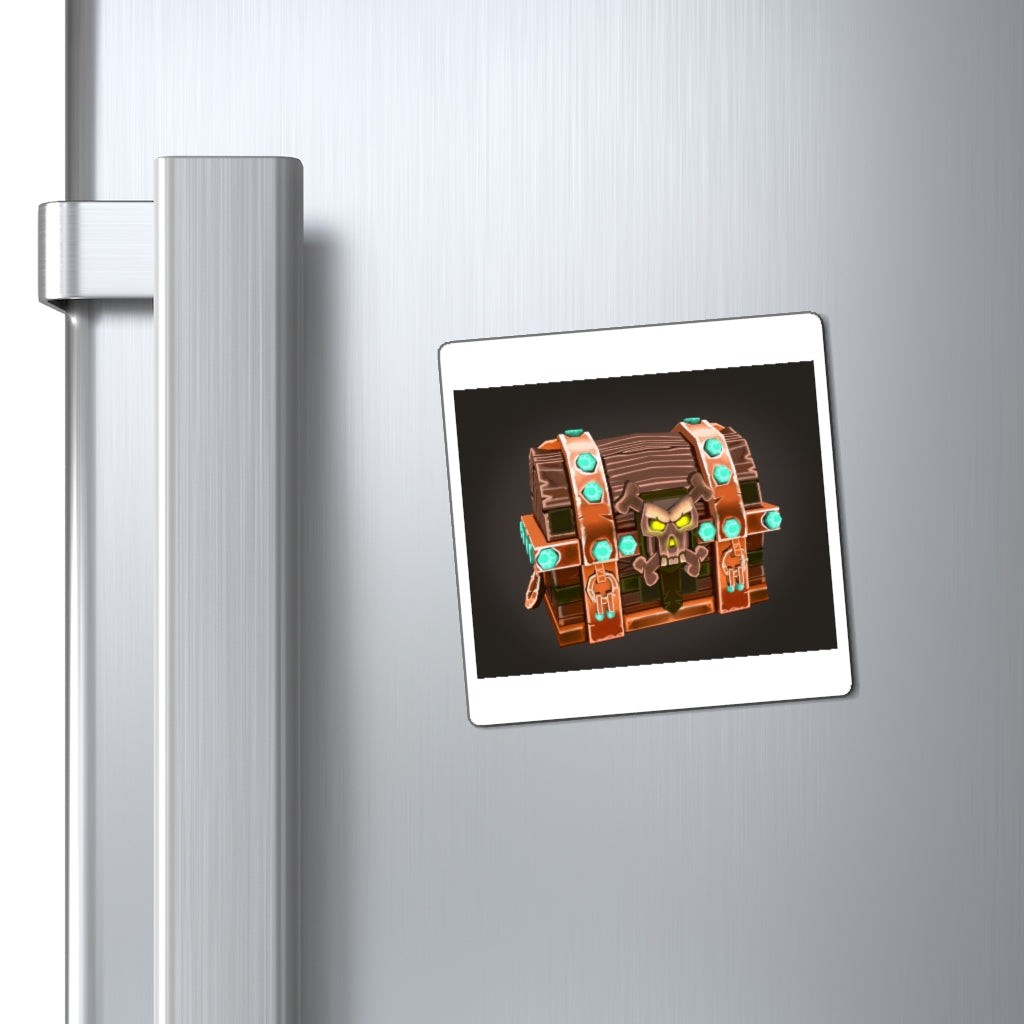 The Bad Bone Magnets showcasing strong, customizable designs on a metallic surface, ideal for indoor and outdoor use.
