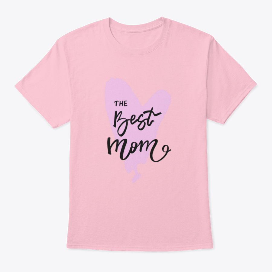 A beautifully designed calligraphic poster that reads 'The Best Mom', showcasing elegant typography and vibrant colors, perfect for Mother's Day.