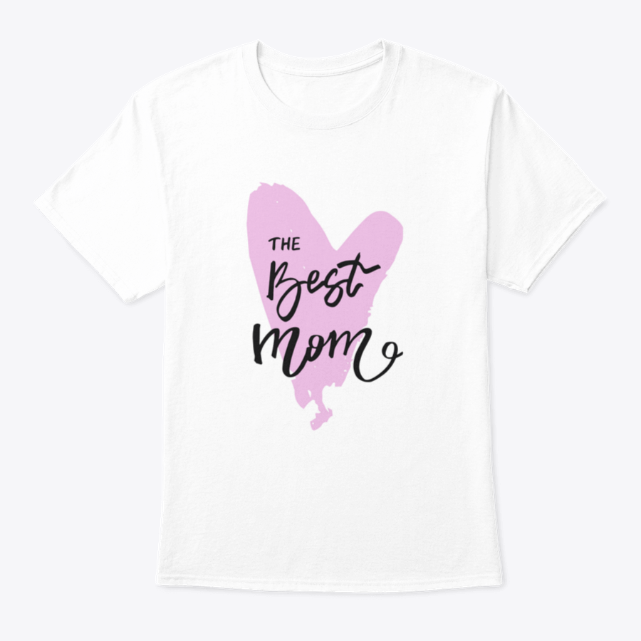 A beautifully designed calligraphic poster that reads 'The Best Mom', showcasing elegant typography and vibrant colors, perfect for Mother's Day.
