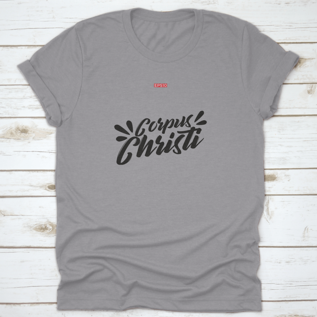 A comfortable cotton t-shirt featuring the Building of Corpus Christi design, showcasing Texas pride.