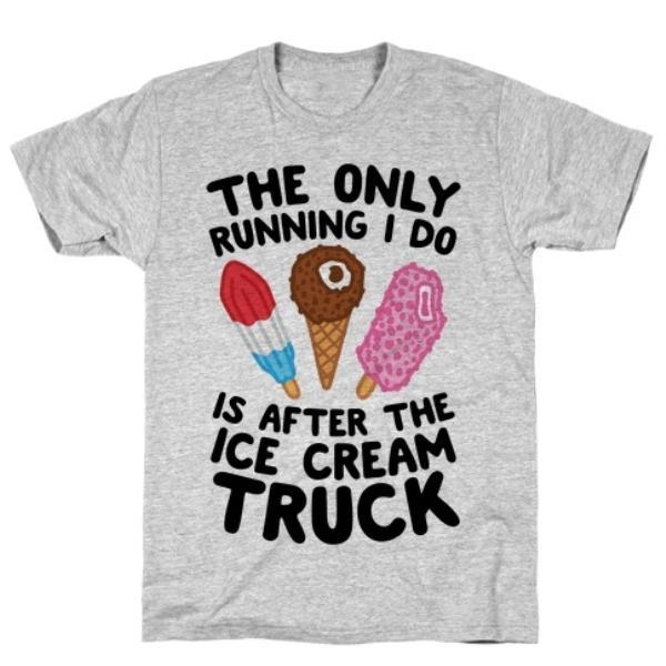 Main THE ONLY RUNNING I DO IS AFTER T-SHIRT image