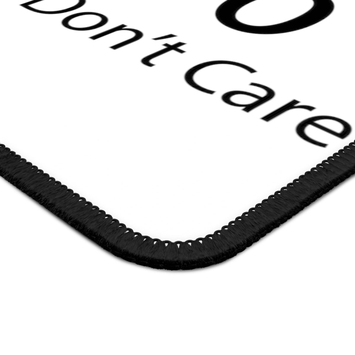 A vibrant gaming mouse pad featuring the phrase 'There is a 99% Chance I Don't Care', designed for smooth mouse movements and durability.