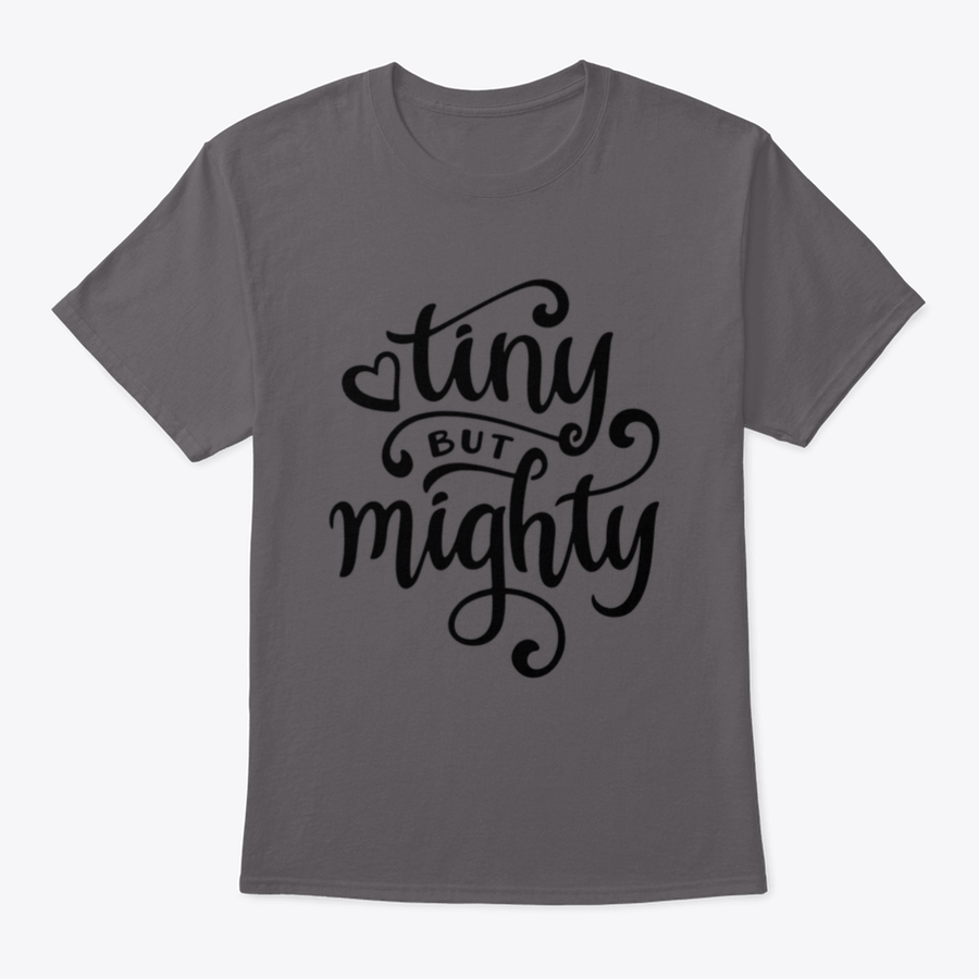 A stylish t-shirt featuring a hand-drawn calligraphy design, made from 100% cotton, showcasing its comfortable fit and artistic flair.