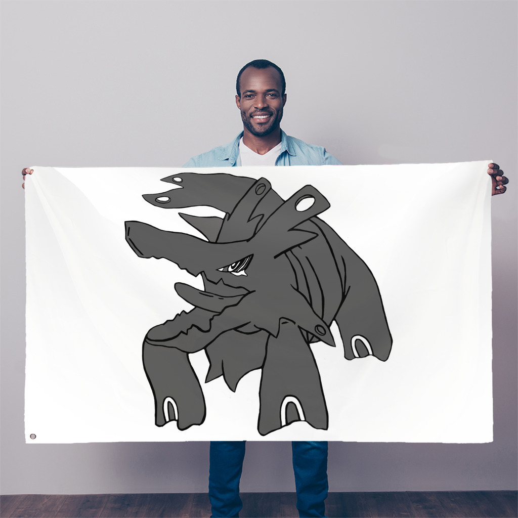 Titanica Sublimation Flag measuring 5FT x 3FT, made of durable polyester fabric with vibrant colors and double-stitched edges.