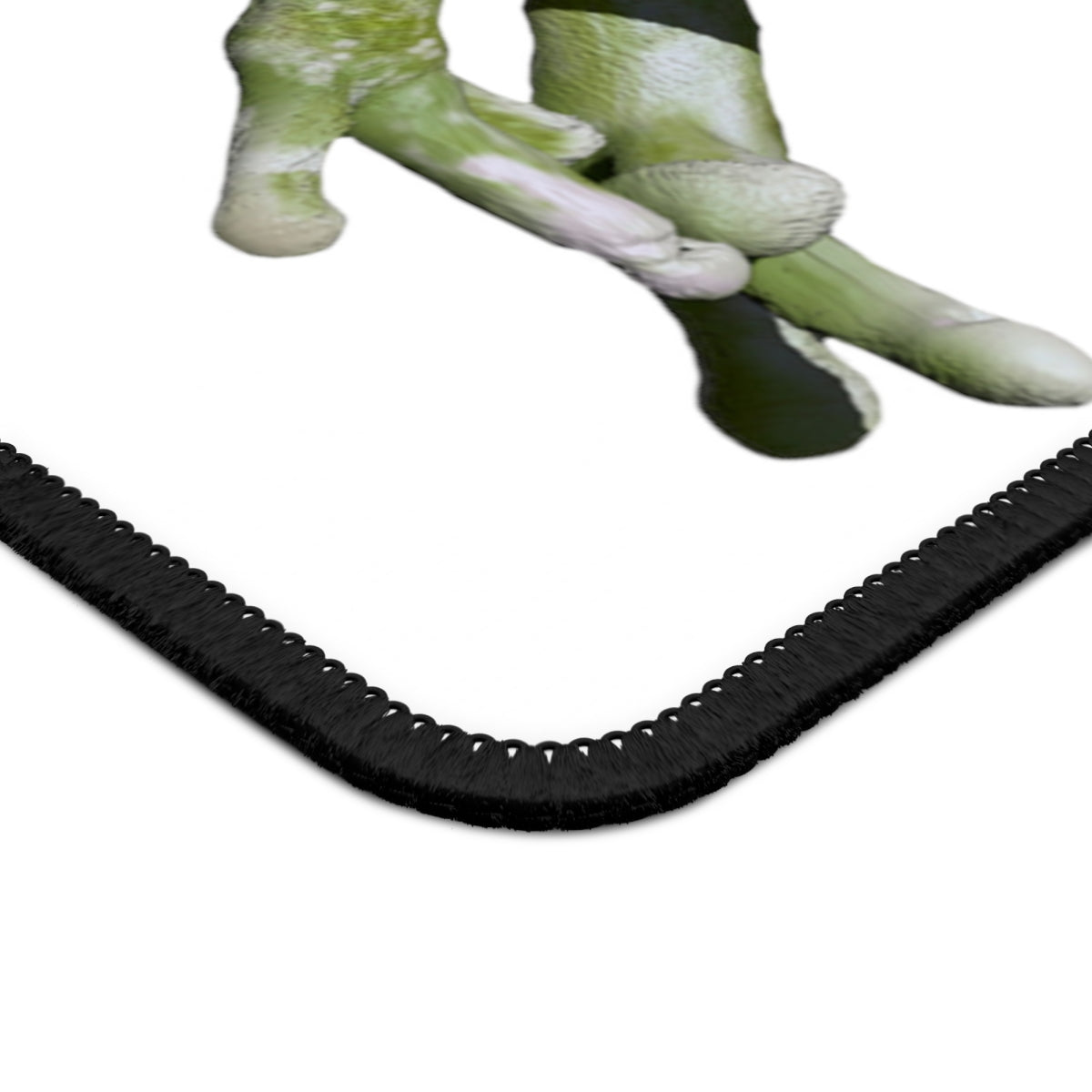 Toad Gaming Mouse Pad featuring vibrant custom designs and stitched edges, measuring 9x7 inches.