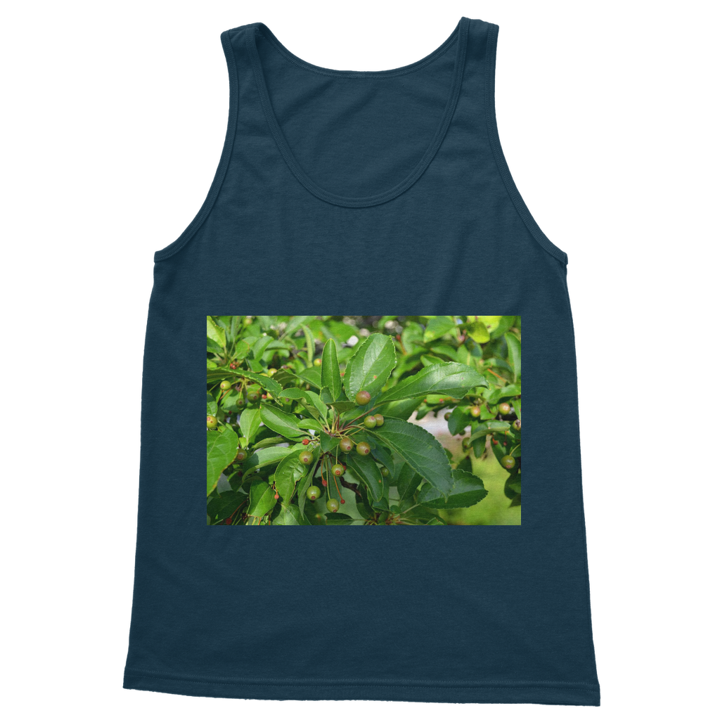 Tree with Seeds Classic Adult Vest Top in various colors, showcasing its unisex design and quality fabric.