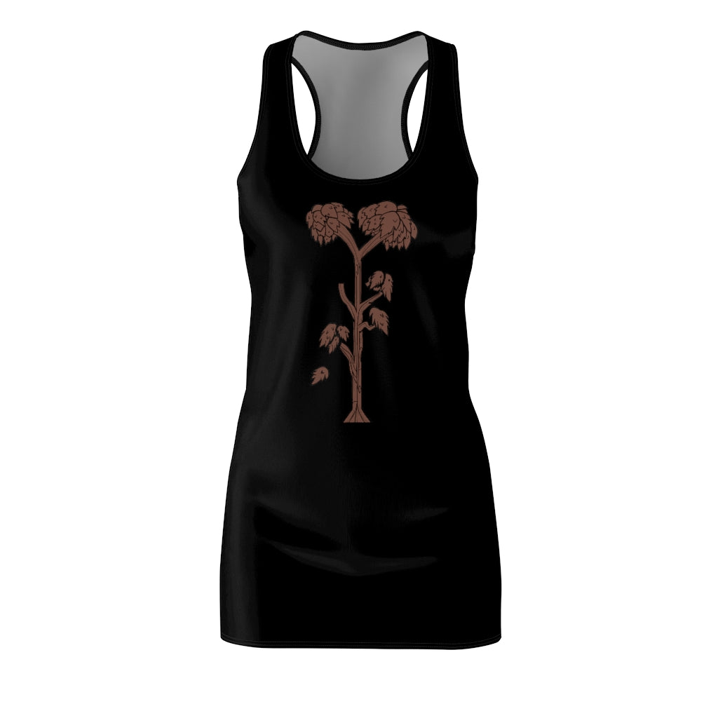 Tree Women's Cut & Sew Racerback Dress featuring a stylish design and comfortable fit, made from high-quality polyester.
