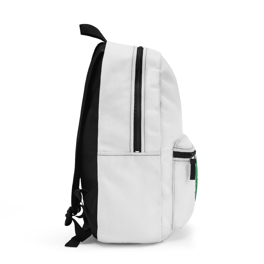 Treevetop Backpack made in USA, featuring adjustable straps and waterproof spun polyester material.