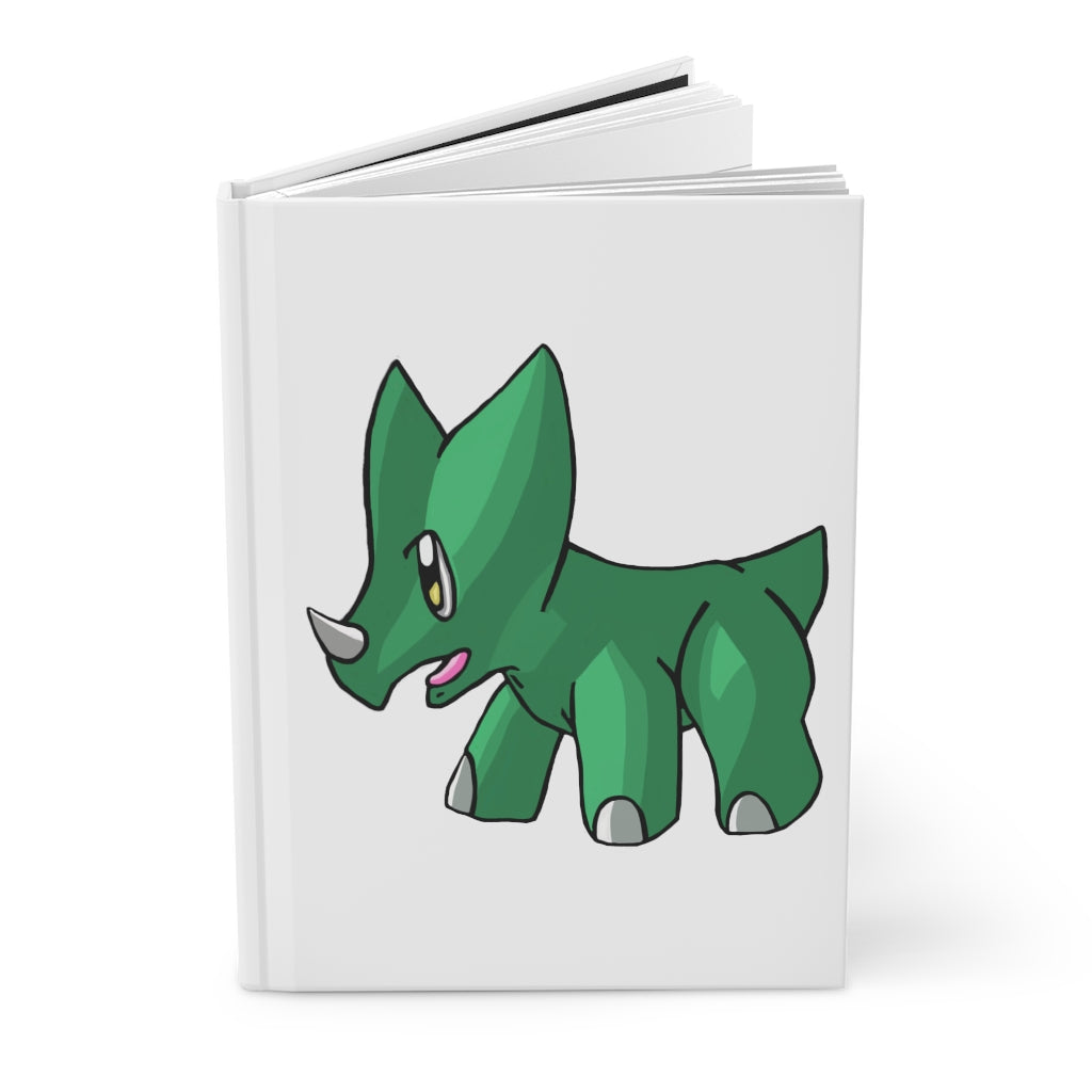 Treevetop Hardcover Journal Matte with customizable cover and lined pages, showcasing its stylish design.