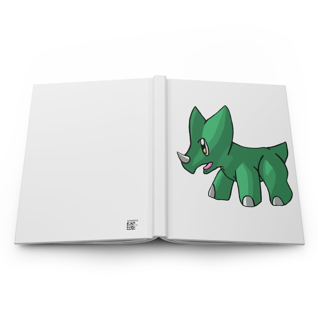 Treevetop Hardcover Journal Matte with customizable cover and lined pages, showcasing its stylish design.