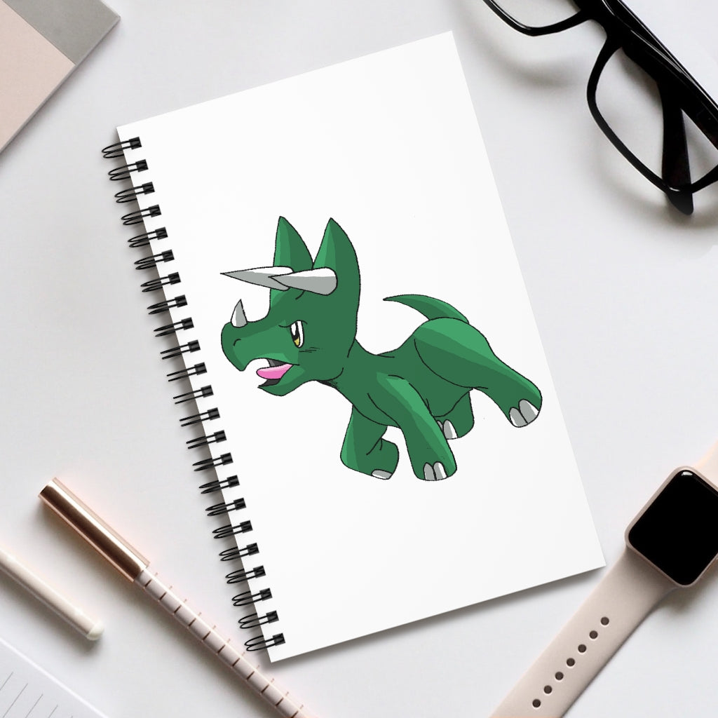 Treevetop Spiral Journal featuring a colorful front cover, available in four styles: blank, dot grid, lined, and task.