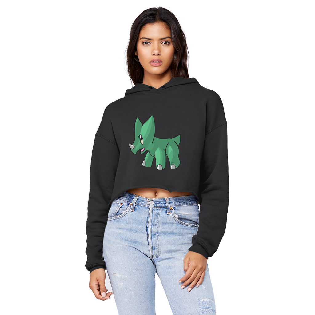 Treevetop Unisex Cropped Raw Edge Boyfriend Hoodie in various colors, showcasing its relaxed fit and raw edge hem.