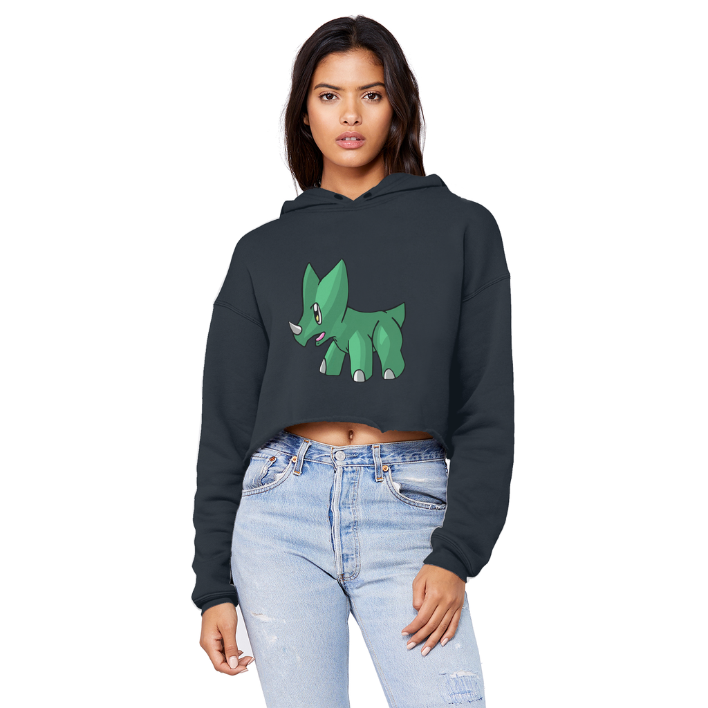 Treevetop Unisex Cropped Raw Edge Boyfriend Hoodie in various colors, showcasing its relaxed fit and raw edge hem.